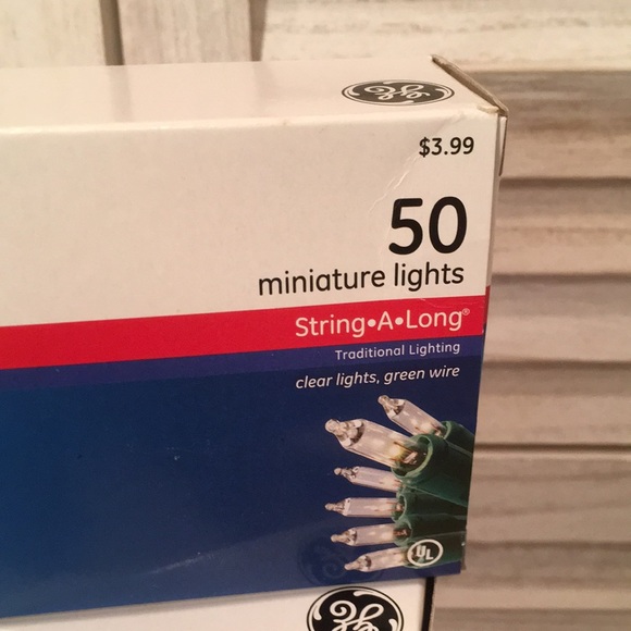 White Lights Bundle NWT- 4 boxes- 200 lights - by GE - Picture 3 of 7